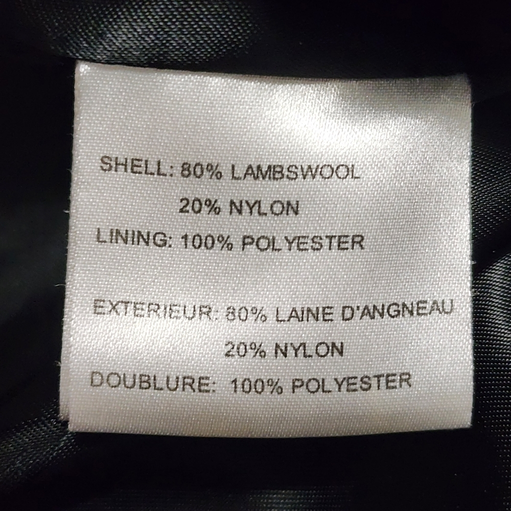 SACHI Lambs Wool REAL FINNISH FOX FUR Trimmed Collar Formal Winter Coat 1X - Picture 8 of 9